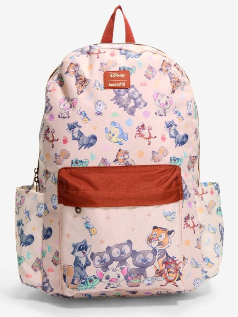 Loungefly Disney Princess Sidekicks Full Size School Backpack New with Tags!